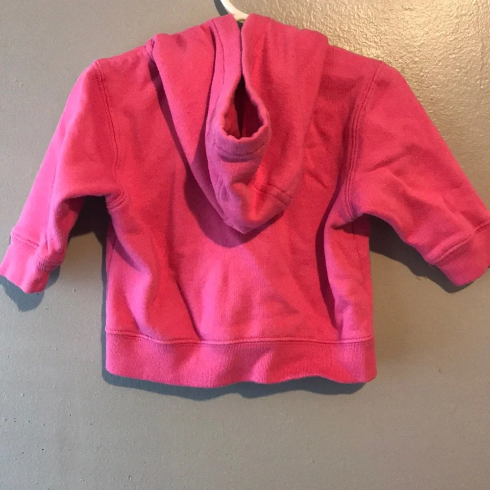 Old navy pink baby zipper sweater hoodie